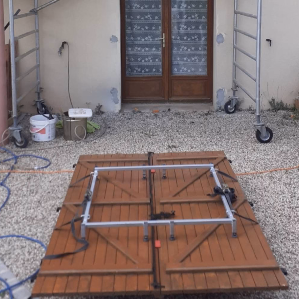 Rénovation et remplacement des ancrages des volets réalisés par MBH Services